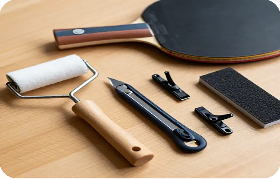 رویه راکت پینگ پنگ را با چه چسبی بچسبانیم