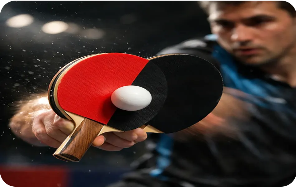 تفاوت رویه قرمز و مشکی راکت پینگ پنگ